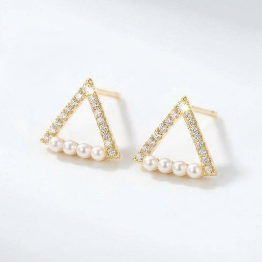 Prism Of Pearl Studs