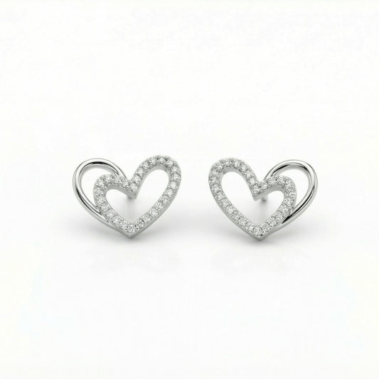 Double Heart Earrings