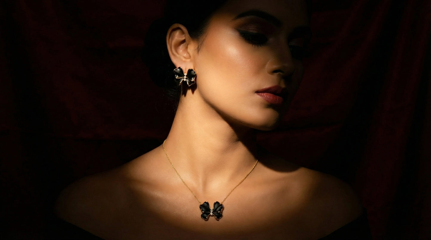 Black Buck Necklace Set