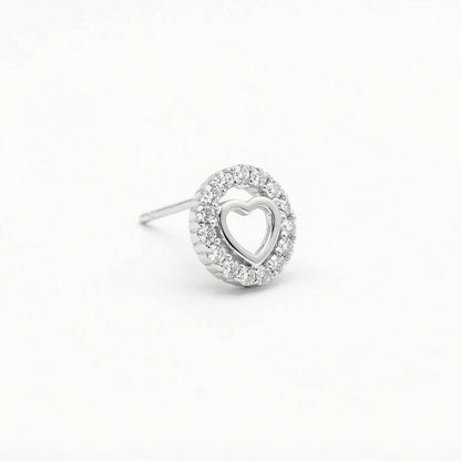 Heart In Halo Studs