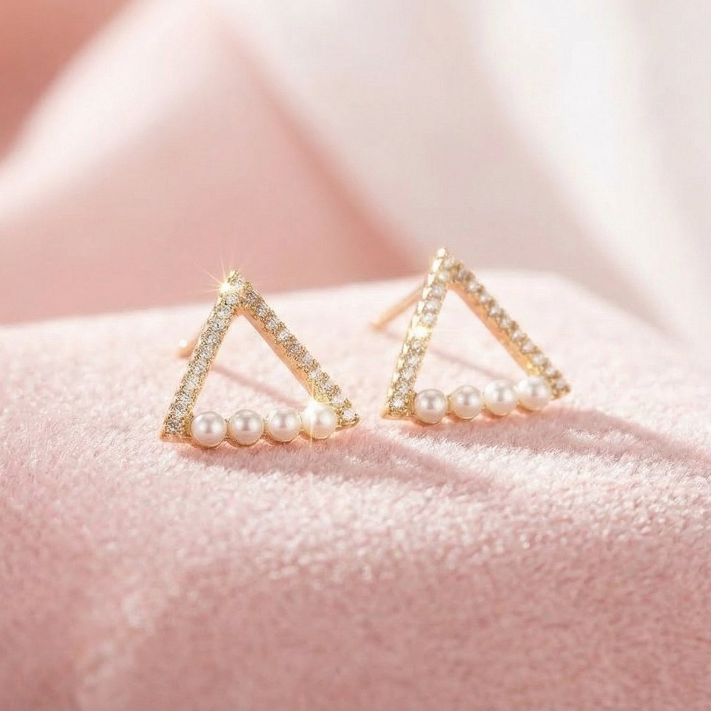 Prism Of Pearl Studs