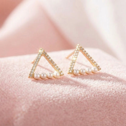Prism Of Pearl Studs