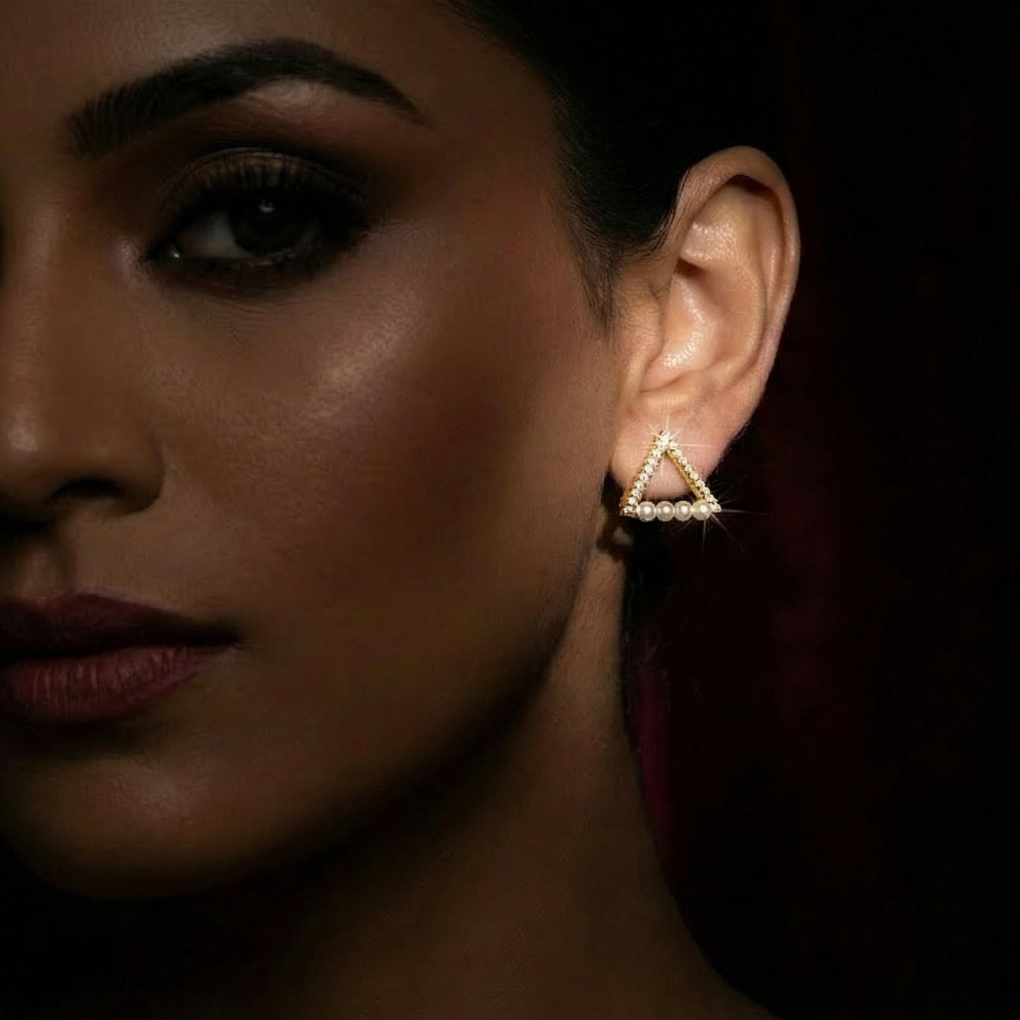 Prism Of Pearl Studs