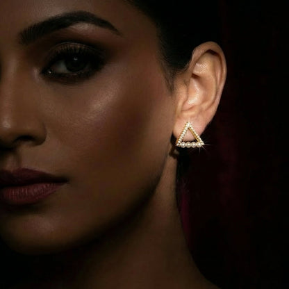 Prism Of Pearl Studs