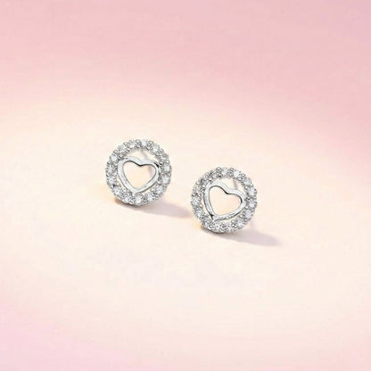 Heart In Halo Studs