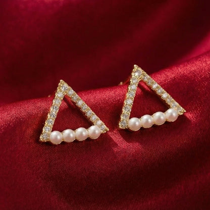 Prism Of Pearl Studs