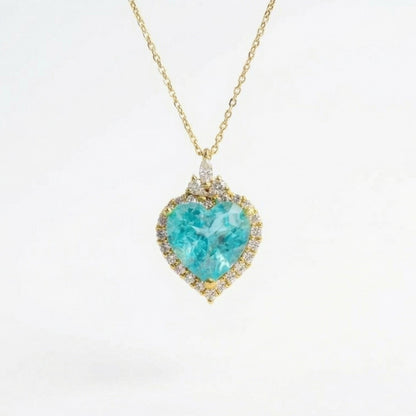 Ice Crust Heart Pendant