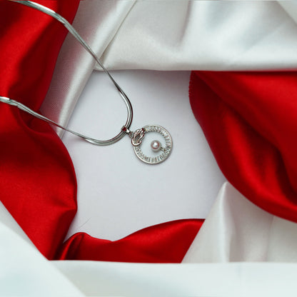 Pearl In Halo Silver