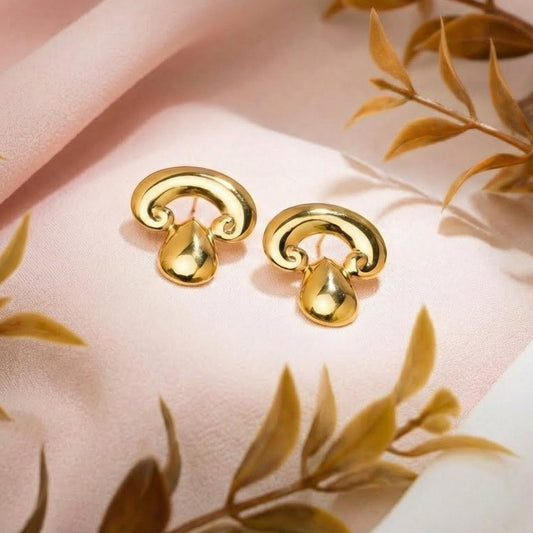 The Droplet Curl Studs