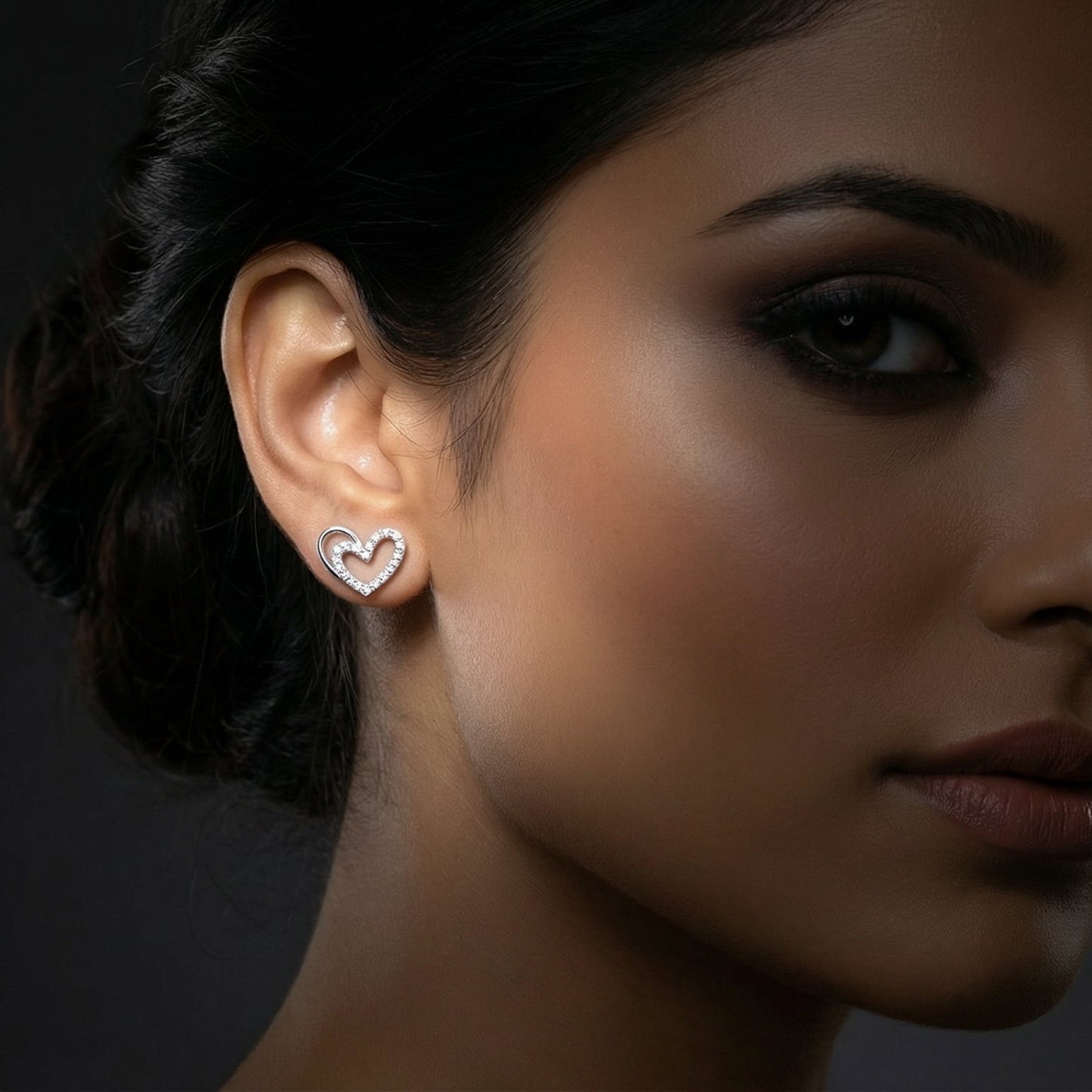 Double Heart Earrings